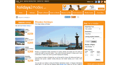Desktop Screenshot of holidays2rhodes.com